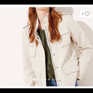 LOFT utility jacket NWT size LP